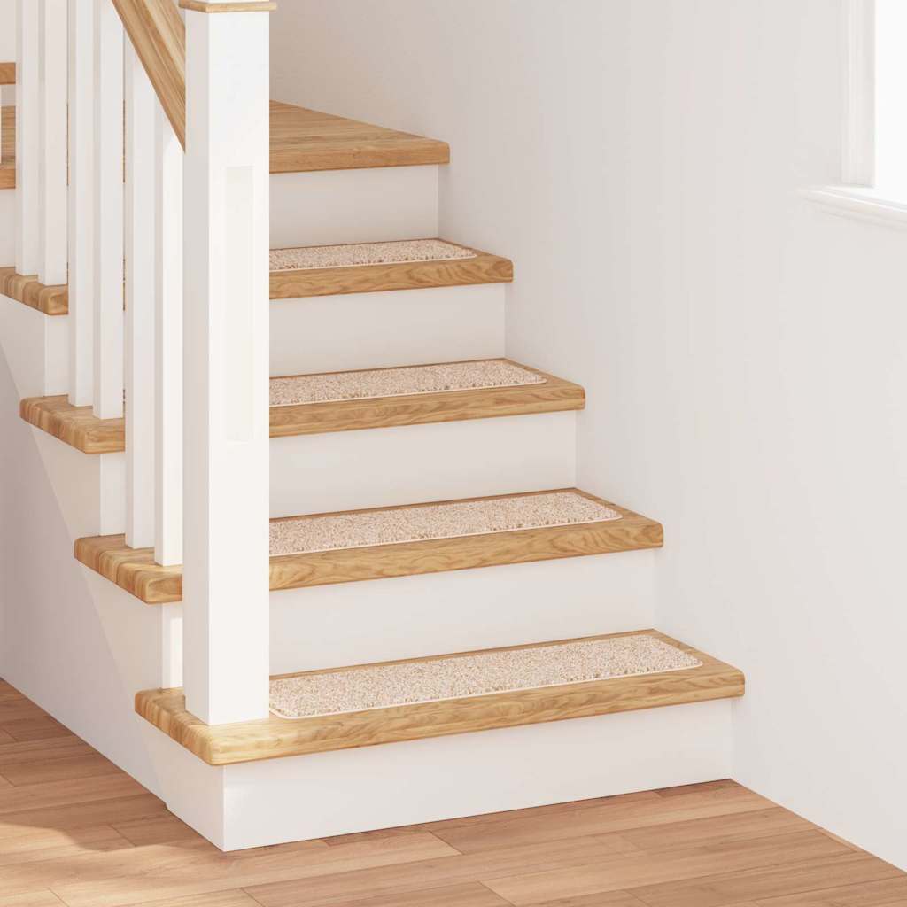 Vidaxx tappetini antiscivolo rettangolari 15 pz crema 75 x 20 cm pp
