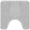 Vidaxl antislip badmat met toilet cut grijs 50 x 50 cm pp