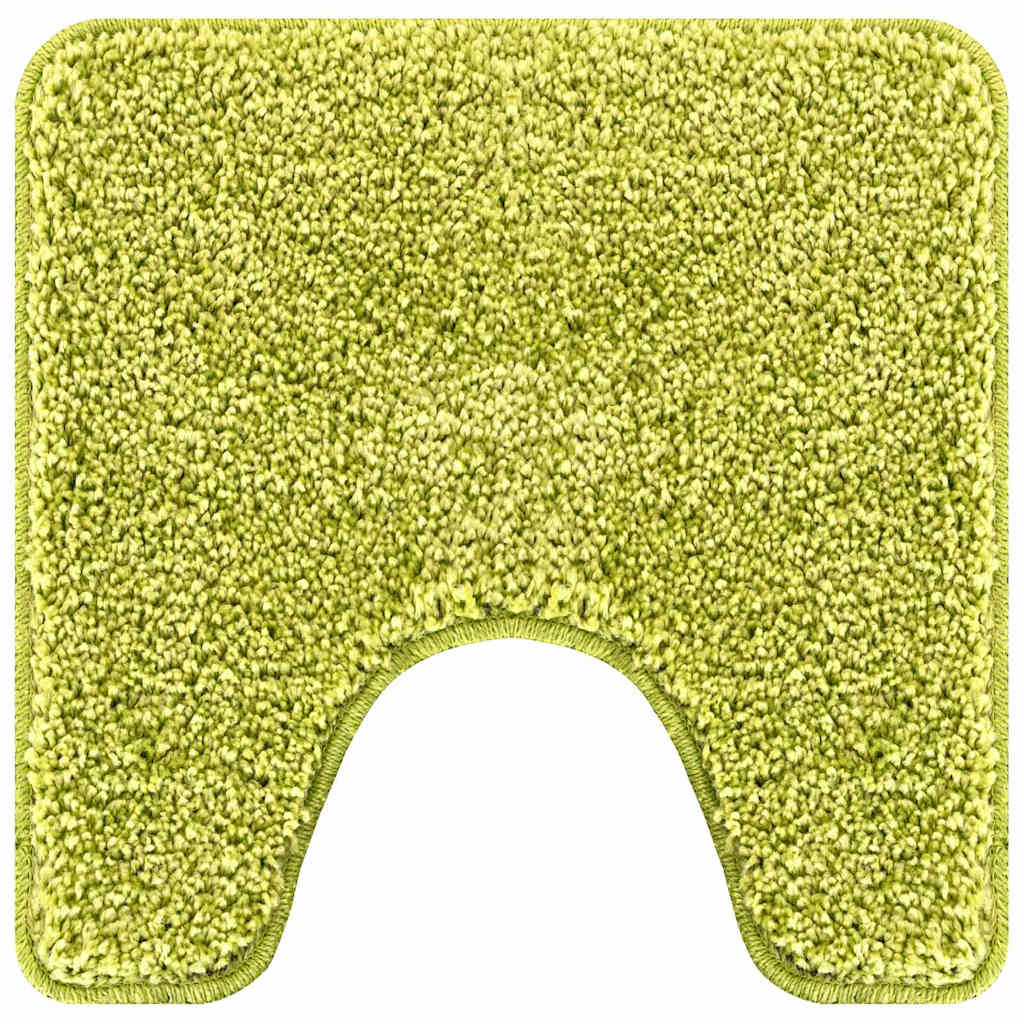Vidaxx tappeto da bagno antiscivolo con taglio WC verde 50 x 50 cm pp