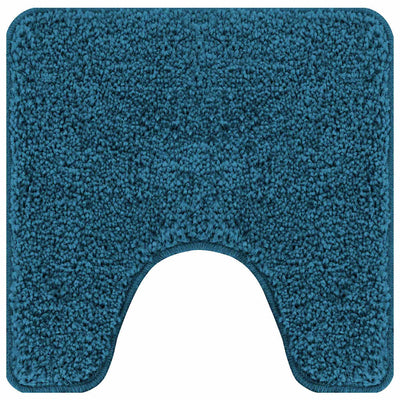 Vidaxl antislip badmat met toilet cut blauw 50 x 50 cm pp