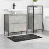 Vidaxx alfombra de baño antideslizante gris oscuro 50 x 80 cm pp
