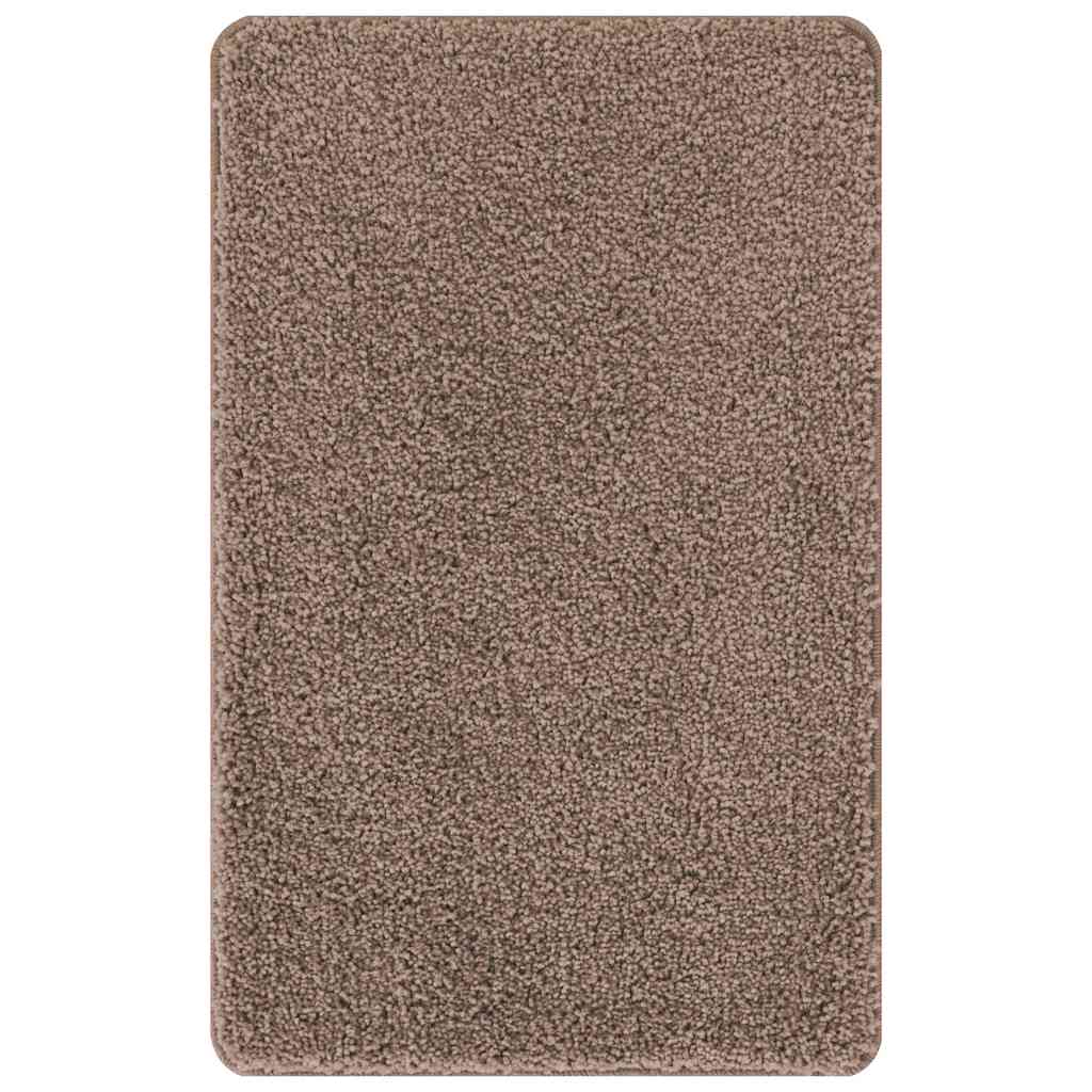 Vidaxl antislip badmat bruin 50 x 80 cm pp