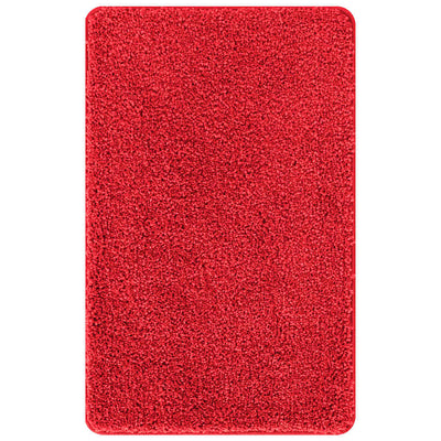 Vidaxl antislip badmat rood 50 x 80 cm pp