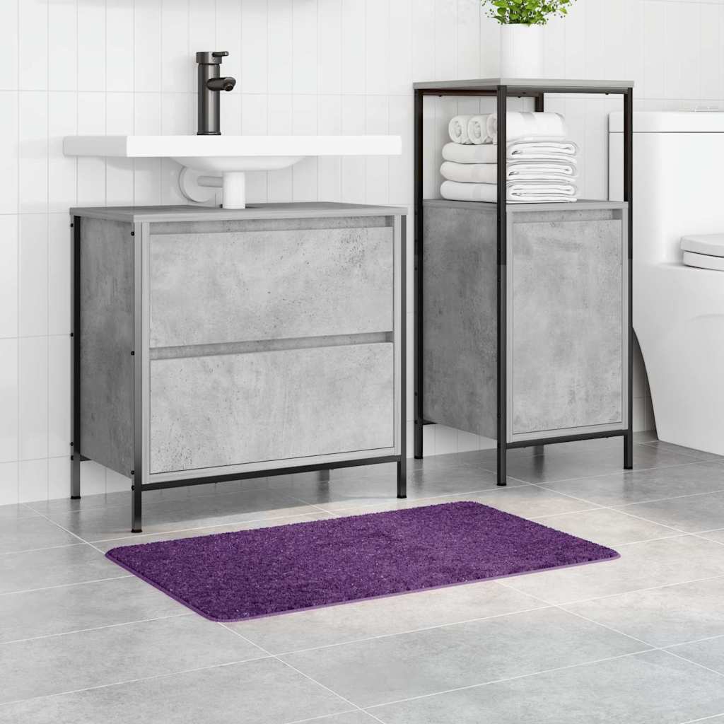 Vidaxl antislip badmat paars 50 x 80 cm pp