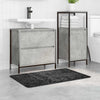 Tappetino da bagno antiscivolo Vidaxx grigio scuro 60 x 90 cm pp