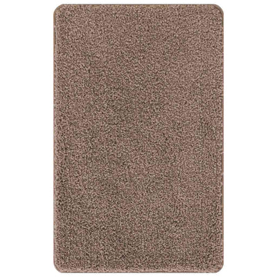 Vidaxl antislip badmat bruin 60 x 90 cm pp