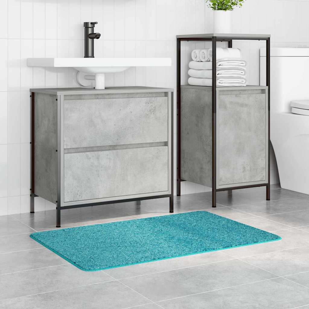 Tappetino da bagno antiscivolo Vidaxx turchese 60 x 90 cm pp