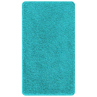Vidaxl antislip badmat turquoise 70 x 120 cm pp