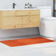 Vidaxx alfombra de baño antideslizante naranja 70 x 120 cm pp