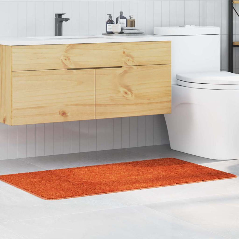 Tappetino da bagno antiscivolo Vidaxx arancione 70 x 120 cm pp