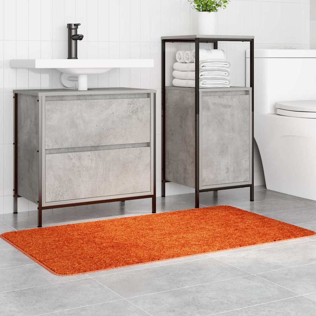 Vidaxx alfombra de baño antideslizante naranja 70 x 120 cm pp