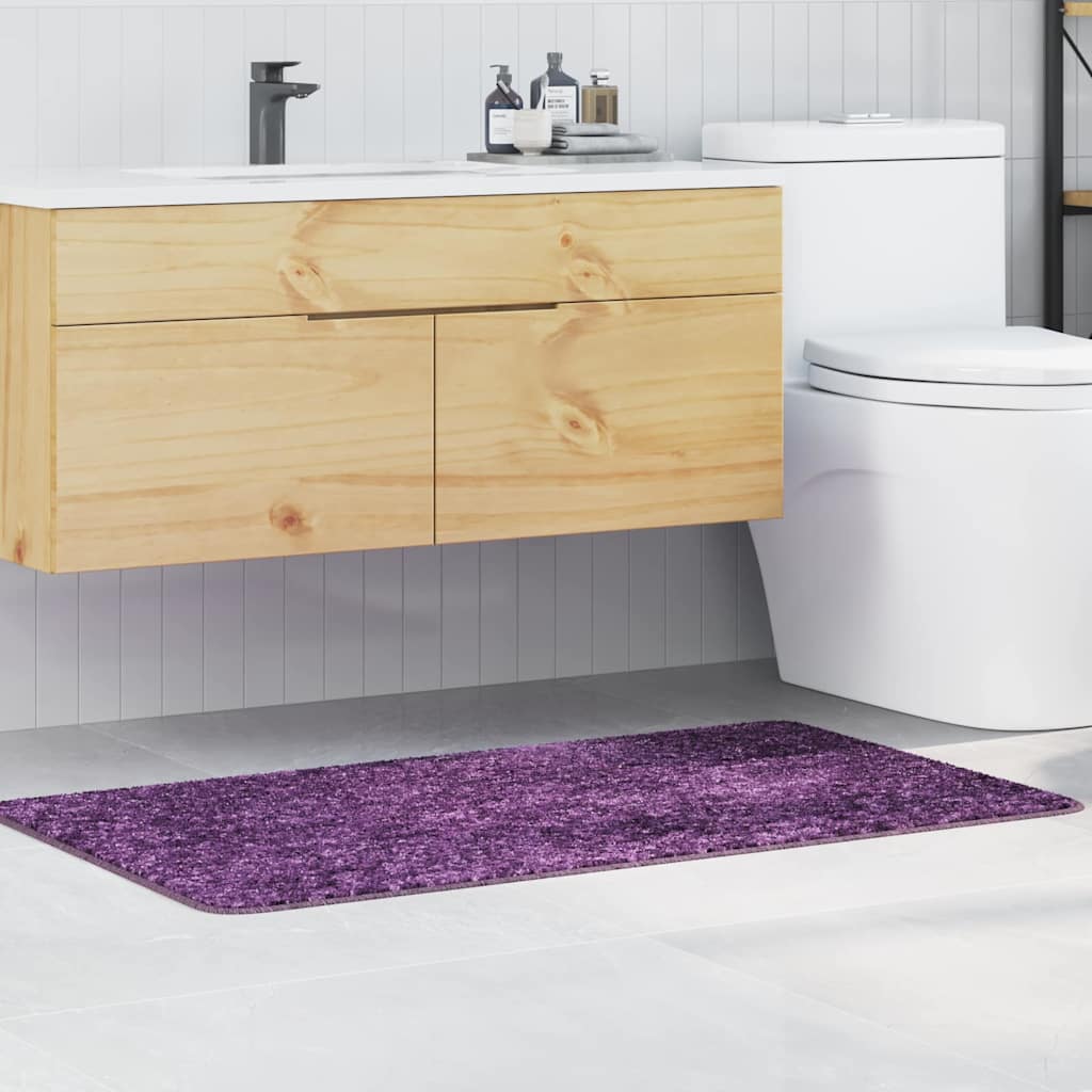 Vidaxl antislip badmat paars 70 x 120 cm pp