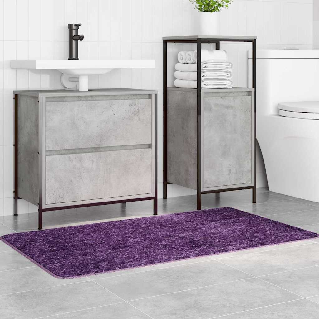 Vidaxl antislip badmat paars 70 x 120 cm pp