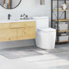 Set tappetini da bagno antiscivolo Vidaxx 2 pezzi grigio pp