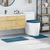 Set tappetini da bagno antiscivolo Vidaxxl 3 pezzi blu pp