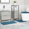 Set tappetini da bagno antiscivolo Vidaxxl 3 pezzi blu pp