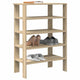 Vidaxl Shoe Ratch 61x32x87.5 cm de madera procesada Sonoma Oak Colored