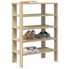 Vidaxl Shoe Ratch 61x32x87.5 cm de madera procesada Sonoma Oak Colored