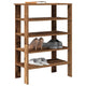 Vidaxl Shoe Rack 61x32x87.5 cm Madera procesada Madera vieja coloreada
