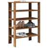 Vidaxl Shoe Rack 61x32x87.5 cm Madera procesada Madera vieja coloreada
