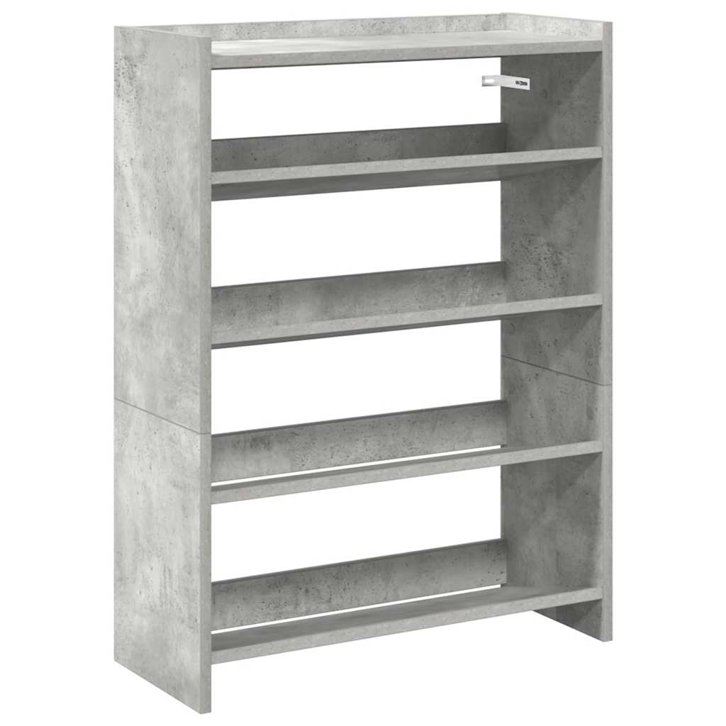 Vidaxl Shoe Rack 60x25x81 cm Precio de concreto de madera procesada