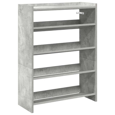 VidaXL shoe rack 60x25x81 cm processed wood concrete price