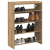 Vidaxl Shoe Rack 60x25x81 cm Color de roble artesanal procesado