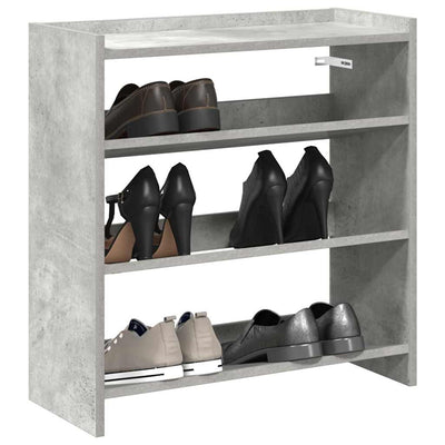 VidaXL shoe rack 60x25x62 cm processed wood concrete price