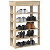 Vidaxl Shoe Rack 60x30x98 cm de madera procesada Sonoma Oak -Coled