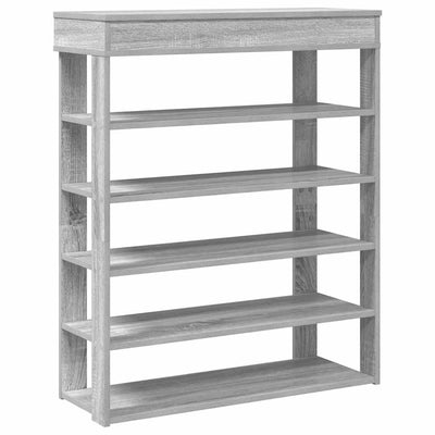 VidaXL shoe rack 80x30x98 cm Processed Wood Gray Sonoma
