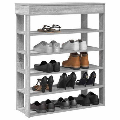 VidaXL shoe rack 80x30x98 cm Processed Wood Gray Sonoma