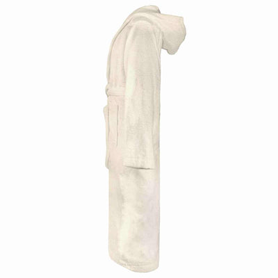 Vidaxl badjas kinn crème xxxl katoen