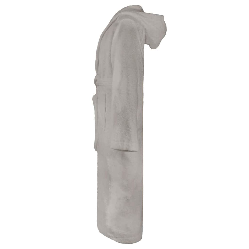 Accappatoio VidaXL Kinn grigio m cotone