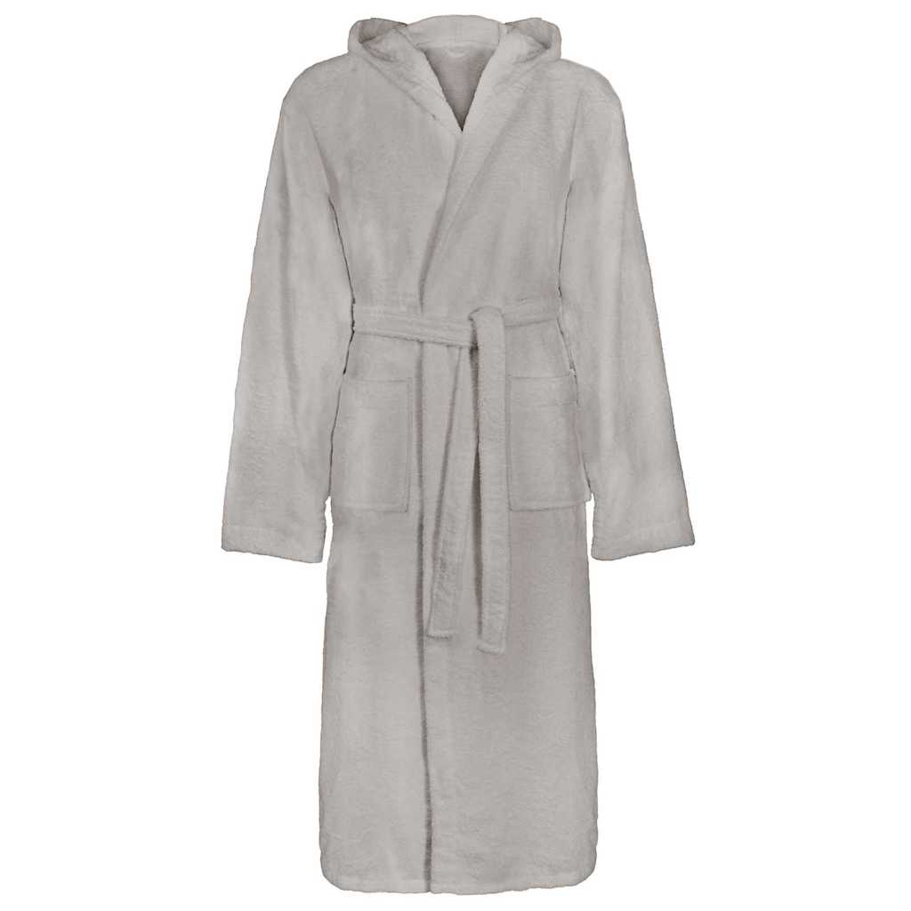 VidaXL albornoz kinn gris xxxl algodón