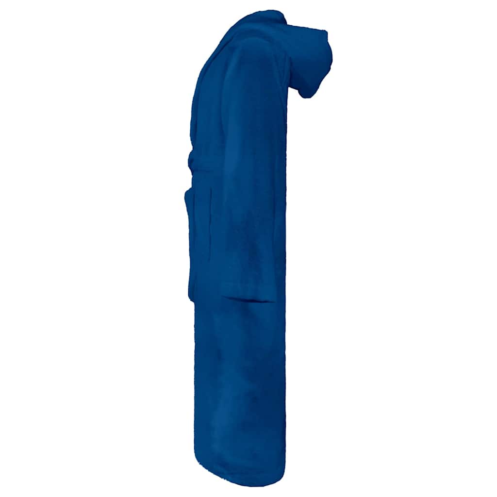 Accappatoio VidaXL kinn blu s cotone
