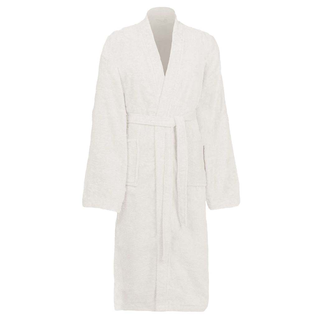 VidaXL albornoz kinn blanco xl algodón