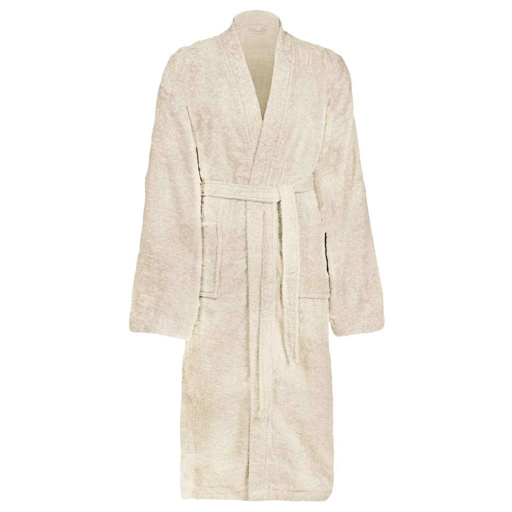 Accappatoio VidaXL Kinn Cream S cotone