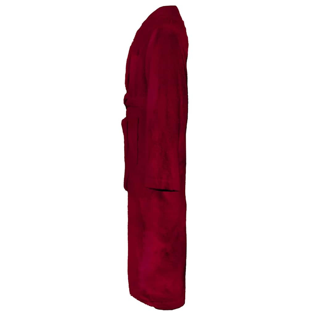 Accappatoio VidaXL kinn rosso XXXL cotone