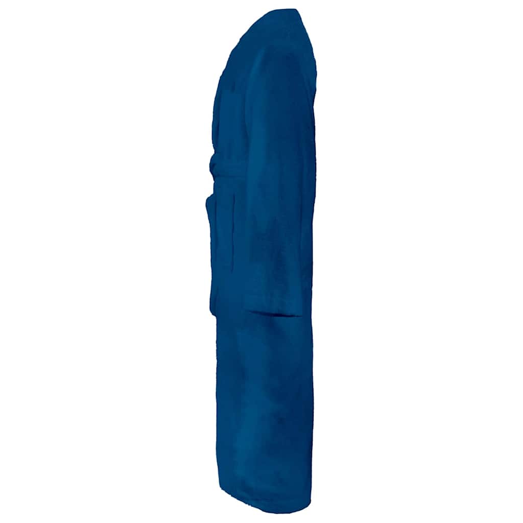 Accappatoio VidaXL Kinn blu m cotone