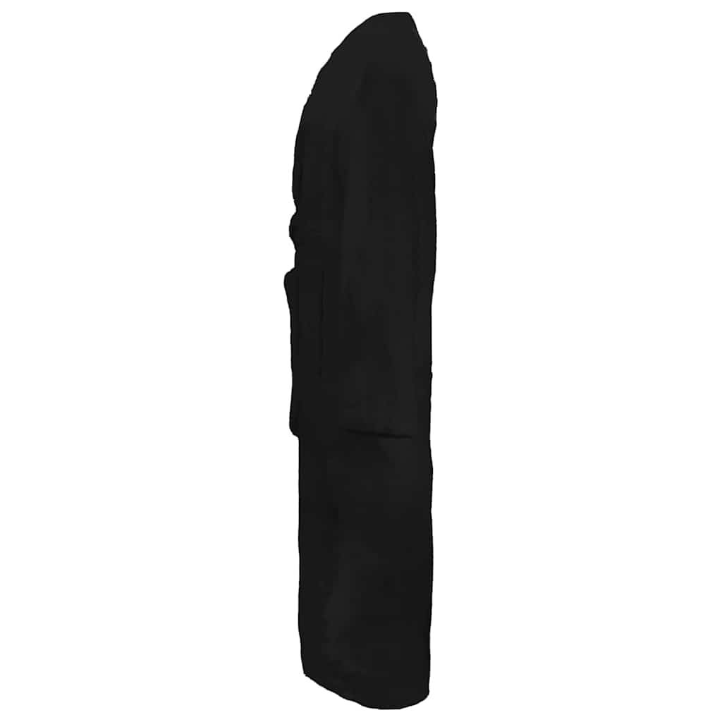 Accappatoio VidaXL kinn nero s cotone