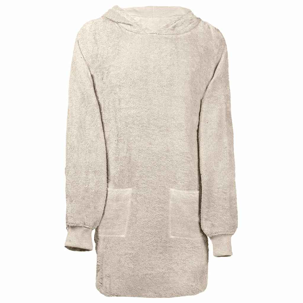 VidaXL coperta con cappuccio kinn crema l cotone