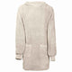 VidaXL coperta con cappuccio kinn crema l cotone