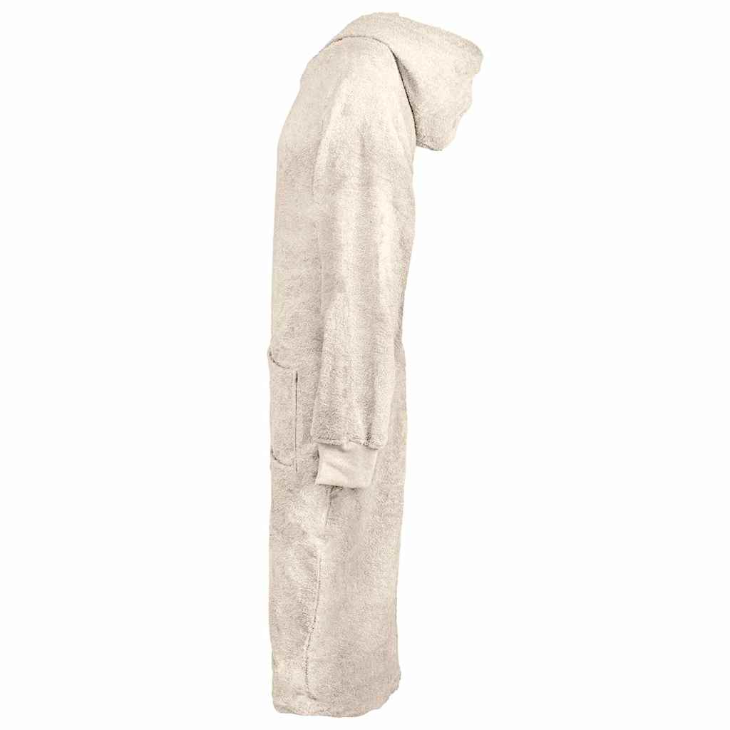 VidaXL coperta con cappuccio Kinn Crema XL in cotone