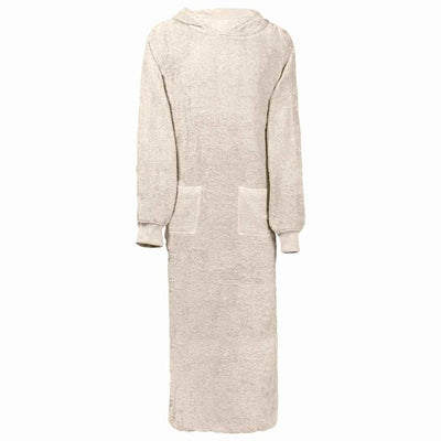 VidaXL coperta con cappuccio Kinn Crema XXL in cotone