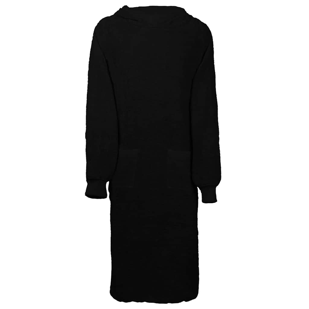 VidaXL coperta con cappuccio kinn nera xl in cotone