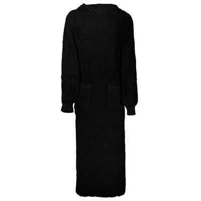 VidaXL coperta con cappuccio kinn nera xxl in cotone