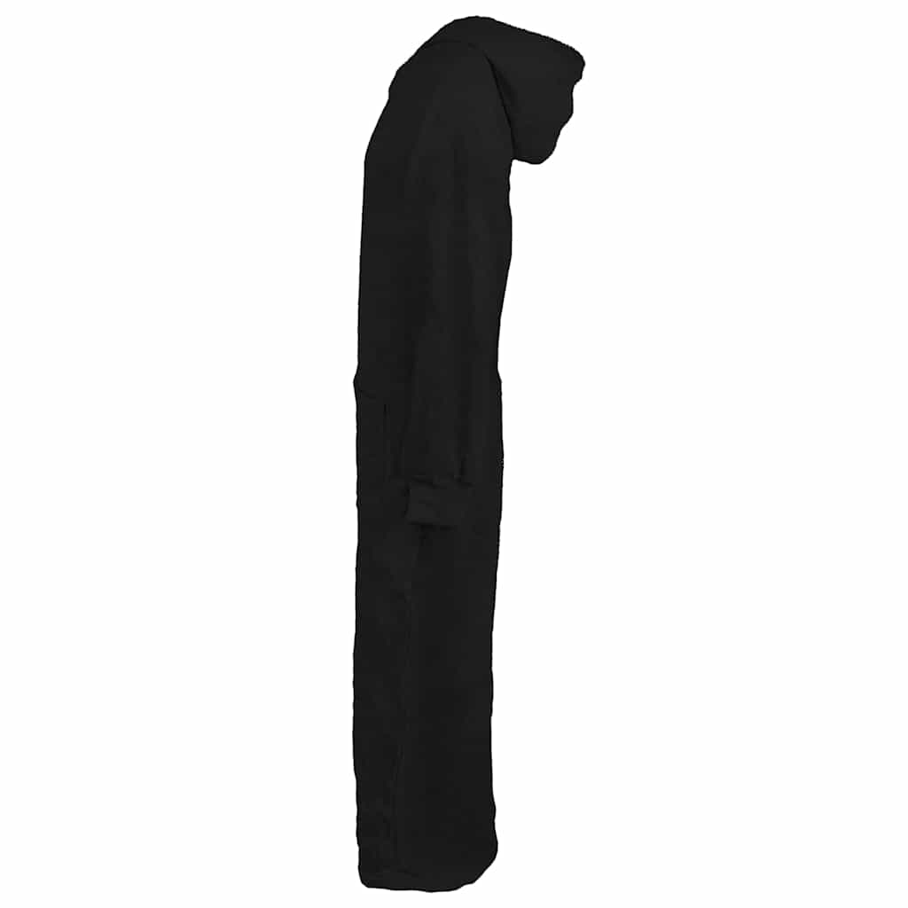 VidaXL coperta con cappuccio kinn nera xxl in cotone
