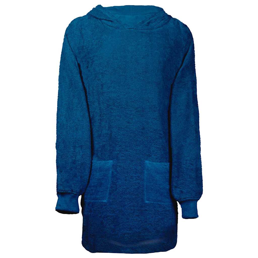 VidaXL coperta con cappuccio kinn blu navy l cotone