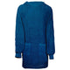 VidaXL coperta con cappuccio kinn blu navy l cotone