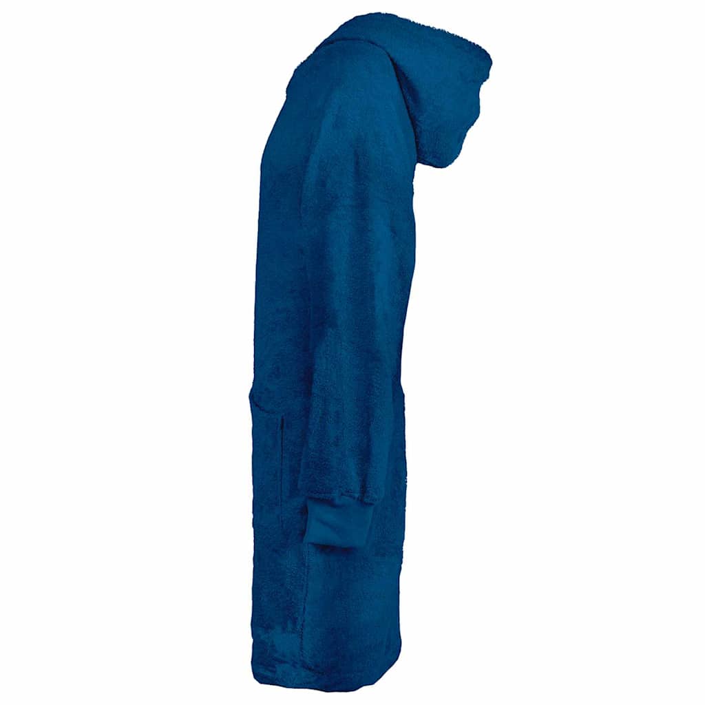 VidaXL manta sudadera con capucha kinn azul marino l algodón